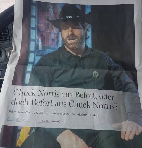 Chuck Norris Double im Tageblatt