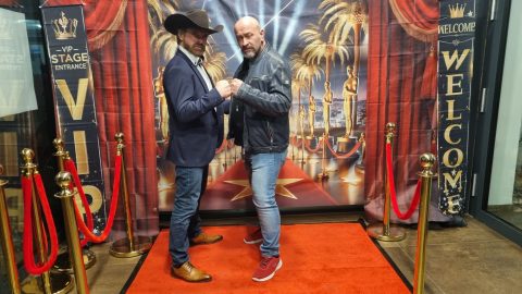 Chuck Norris Double bei dem Eurecio Filmfest.
