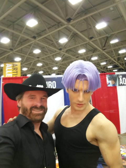 „Jean-Claude Olinger als Chuck Norris Double bei der Fan Expo Dallas“