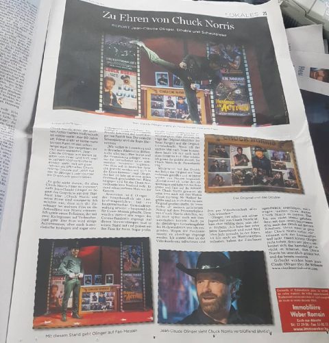 Chuck Norris Double im Tageblatt
