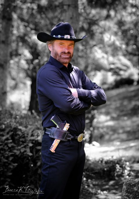 „Jean-Claude Olinger als Chuck Norris Double bei El Mundo Fantasia in den Niederlanden2022“