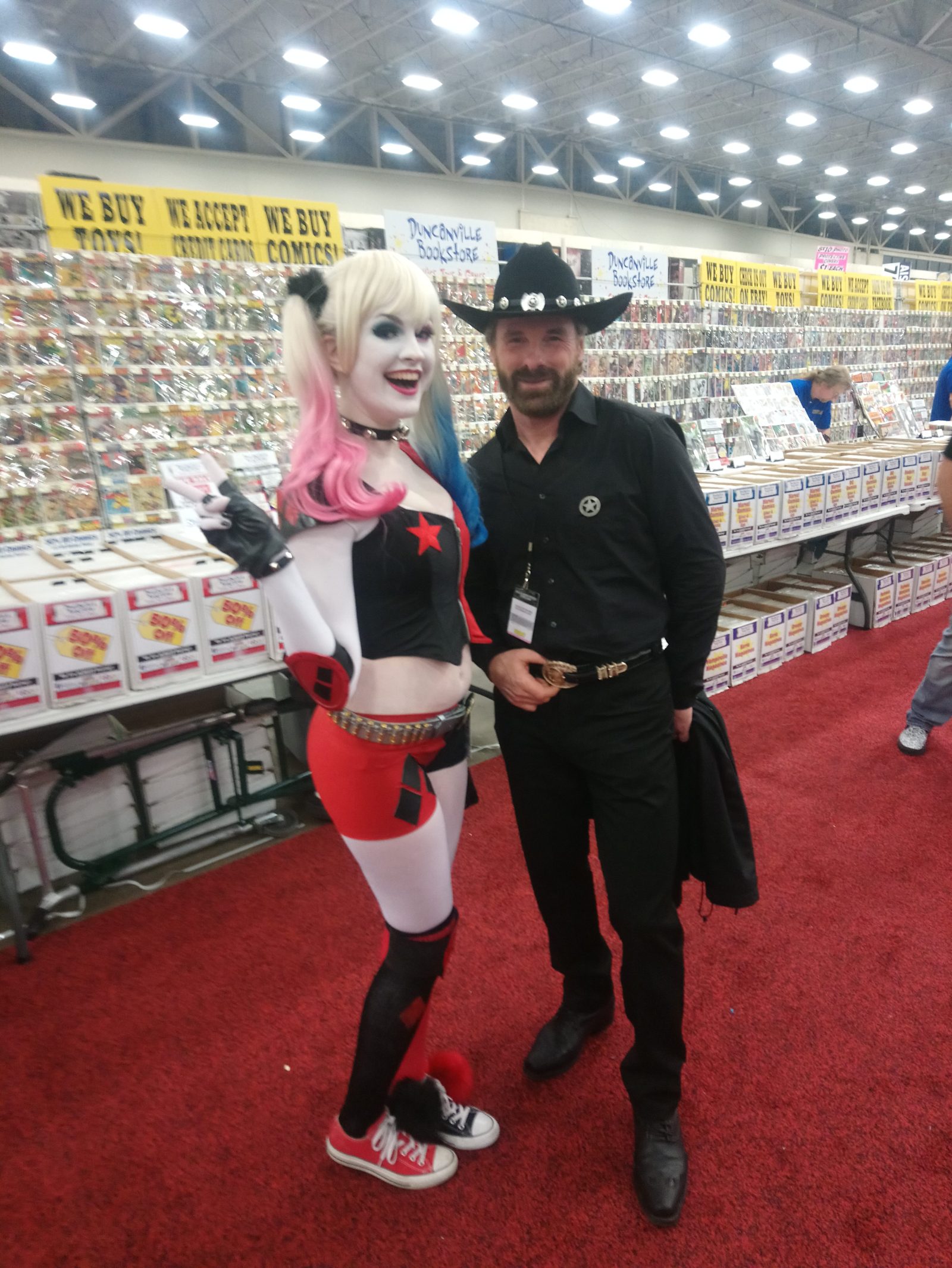 „Jean-Claude Olinger als Chuck Norris Double bei der Fan Expo Dallas“