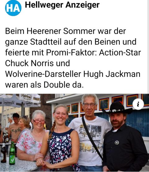 Chuck Norris Double im Interview mit RTL West, ZDF, PRO7, Emder Zeitung