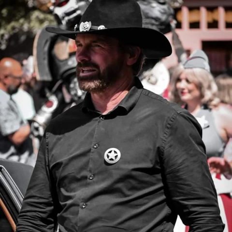 Chuck Norris Double im Movie Park Bottrop Kirchhellen.