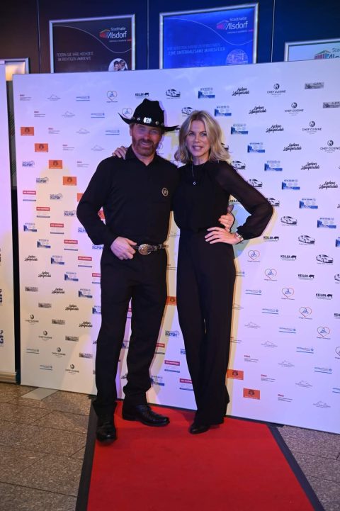 Chuck Norris Double bei dem Eurecio Filmfest.