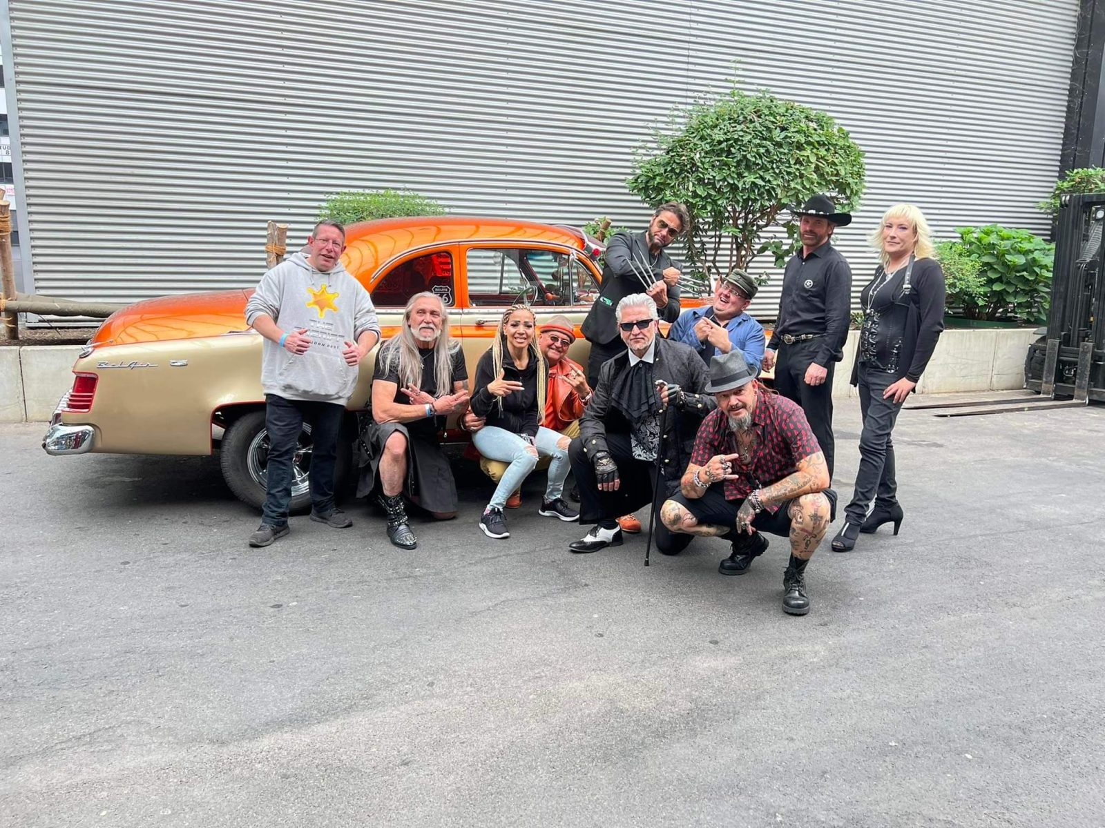 Chuck Norris Double bei RTL in Köln