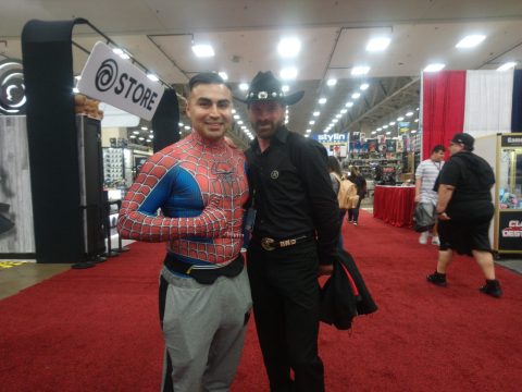 „Jean-Claude Olinger als Chuck Norris Double bei der Fan Expo Dallas“