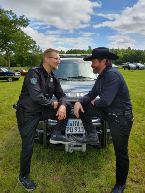 Chuck Norris Double in Ostfrießland bei der Dodge RAM Crew Ostfriesland