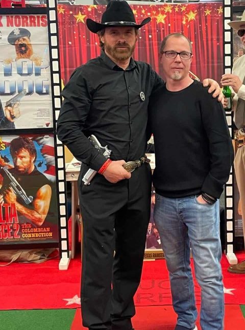 Chuck Norris Double aus Luxembourg auf der Comic Con in Dortmund 2024