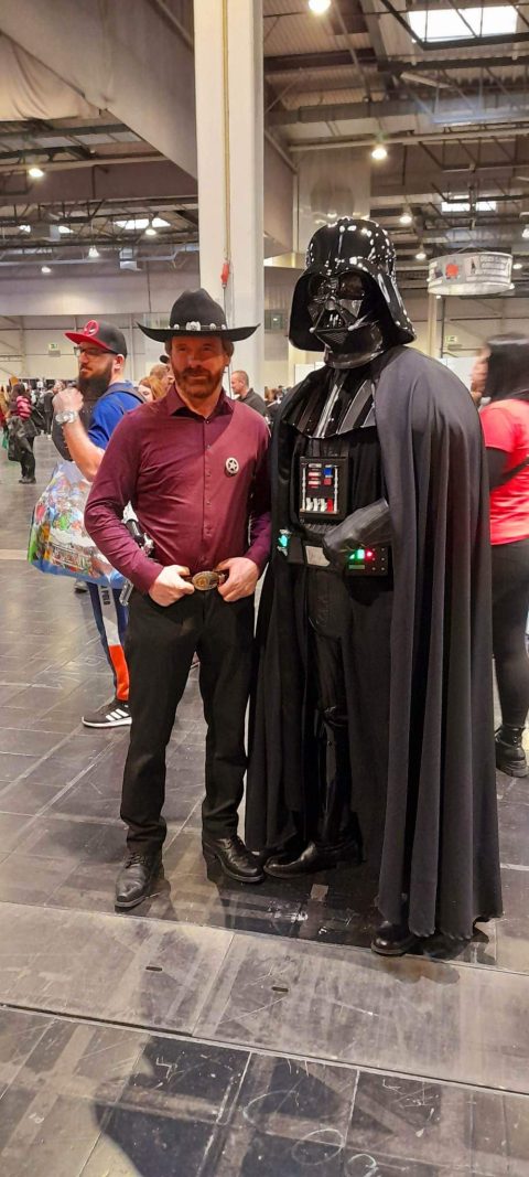Chuck Norris Double im Interview mit Puffpaff auf der Comic Con Dortmund 2022
