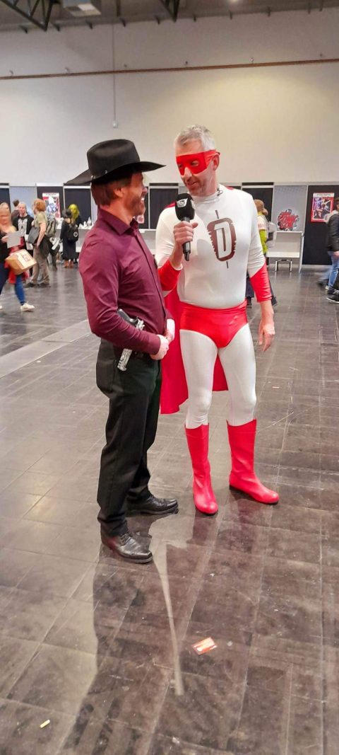 Chuck Norris Double im Interview mit Puffpaff auf der Comic Con Dortmund 2022