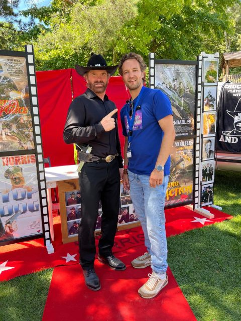 „Jean-Claude Olinger als Chuck Norris Double bei El Mundo Fantasia in den Niederlanden2022“