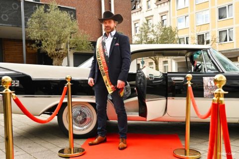 Chuck Norris Double bei dem Eurecio Filmfest.