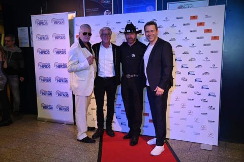Chuck Norris Double mit Schauspieler Jörg Füllenbach