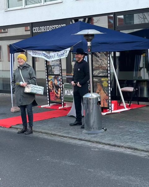 Chuck Norris Double auf dem Straßenfest in Pfungstadt