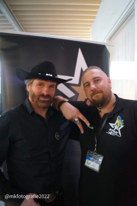 Chuck Norris Double bei der Charity Veranstaltung in Hilden für die Ukraine.