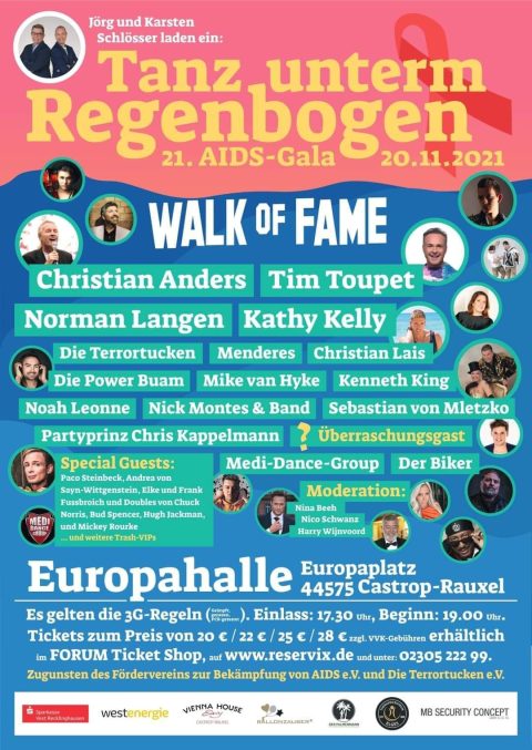 Das Offizielle Chuck Norris Double wird zur Charity Veranstaltung gebucht für Tanz unter den Regenboden