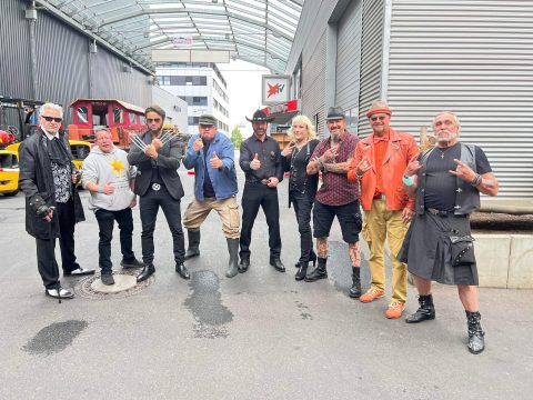 Chuck Norris Double bei RTL in Köln