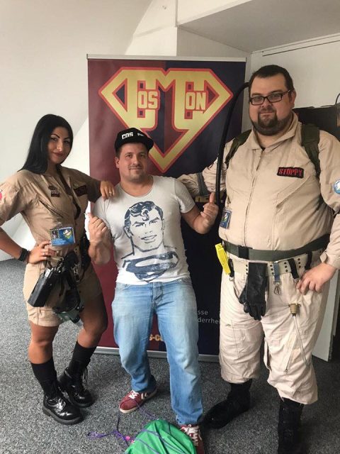 Chuck Norris Double für eine Charity Veranstaltung bei der Pressekonferenz in Rheinberg.