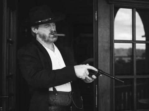 Offizieller Chuck Norris Double mit Andy Bausch am Set von Make it Short